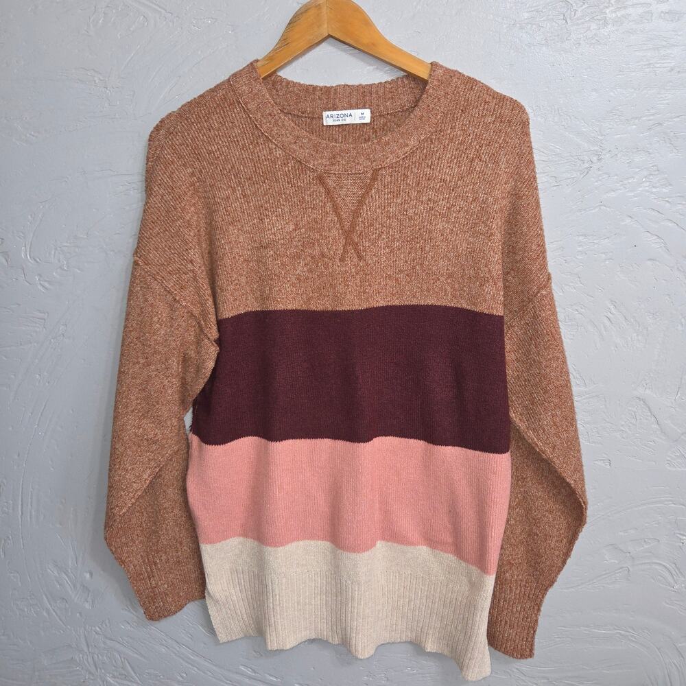 Arizona Jean Co woman's multicolored sweater size Medium